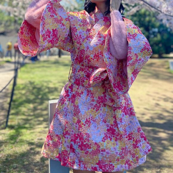 La Vie Style House Mini Wrap Dress - Picture 3 of 10